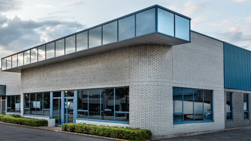 Small business building exterior